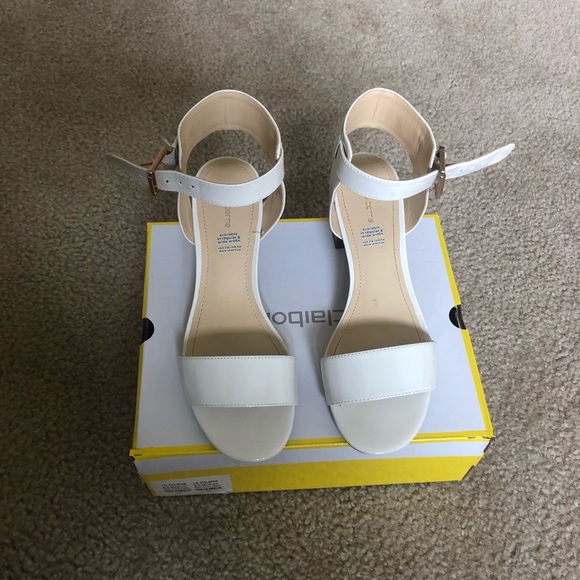 Short White Heels - Picture 2 of 4